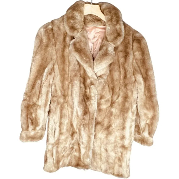 Dubrowsky & Perlbinder Tissavel France Fur Coat - Picture 1 of 14